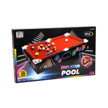 Pool Tabletop Arcade Game - LED Light Up