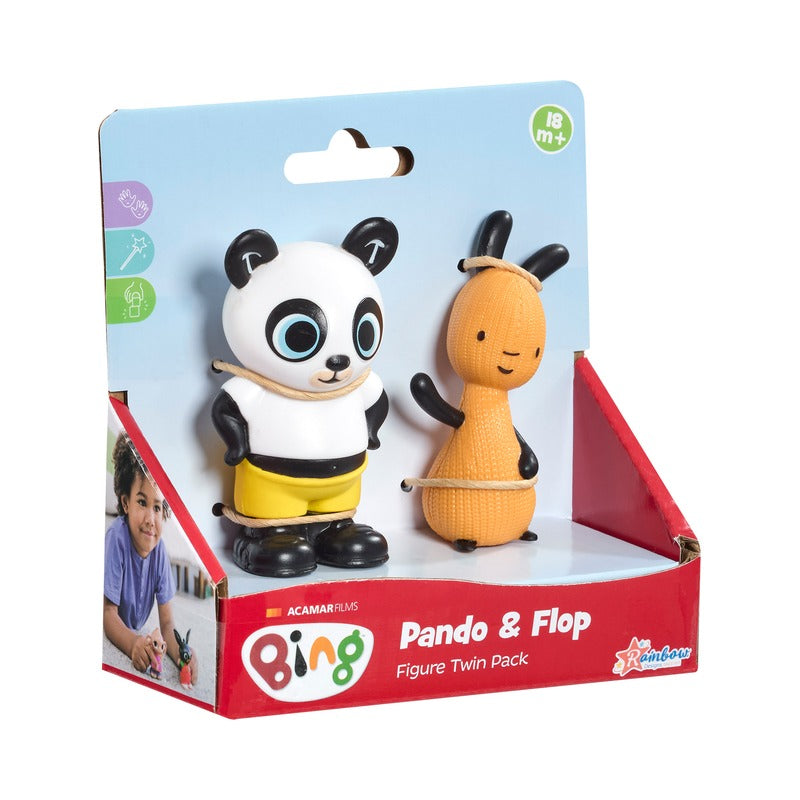 Bing Pando and Flop Twin Pack Figures