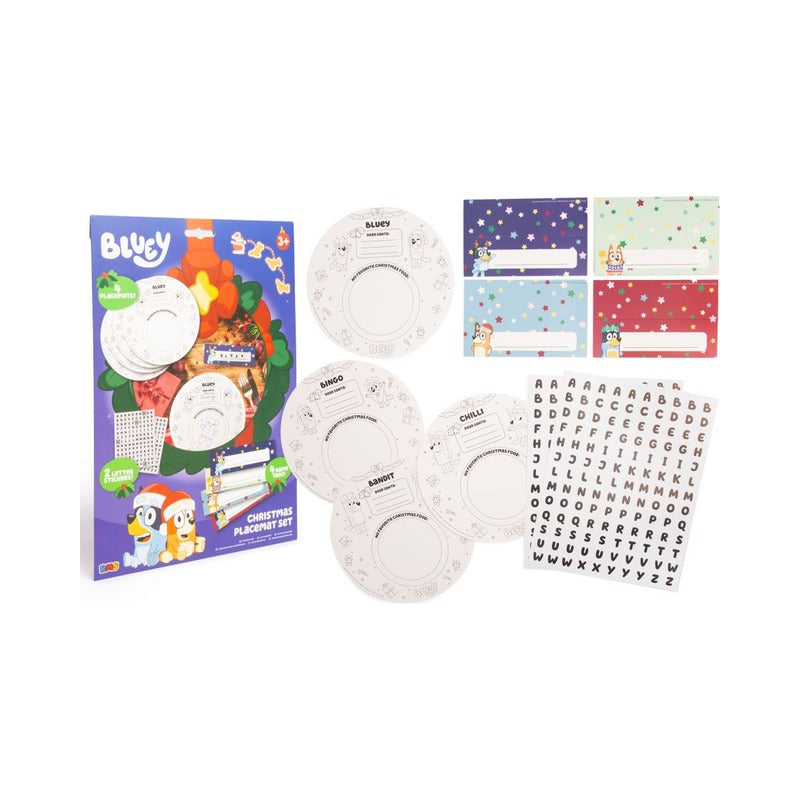 Bluey Christmas Placemat Set