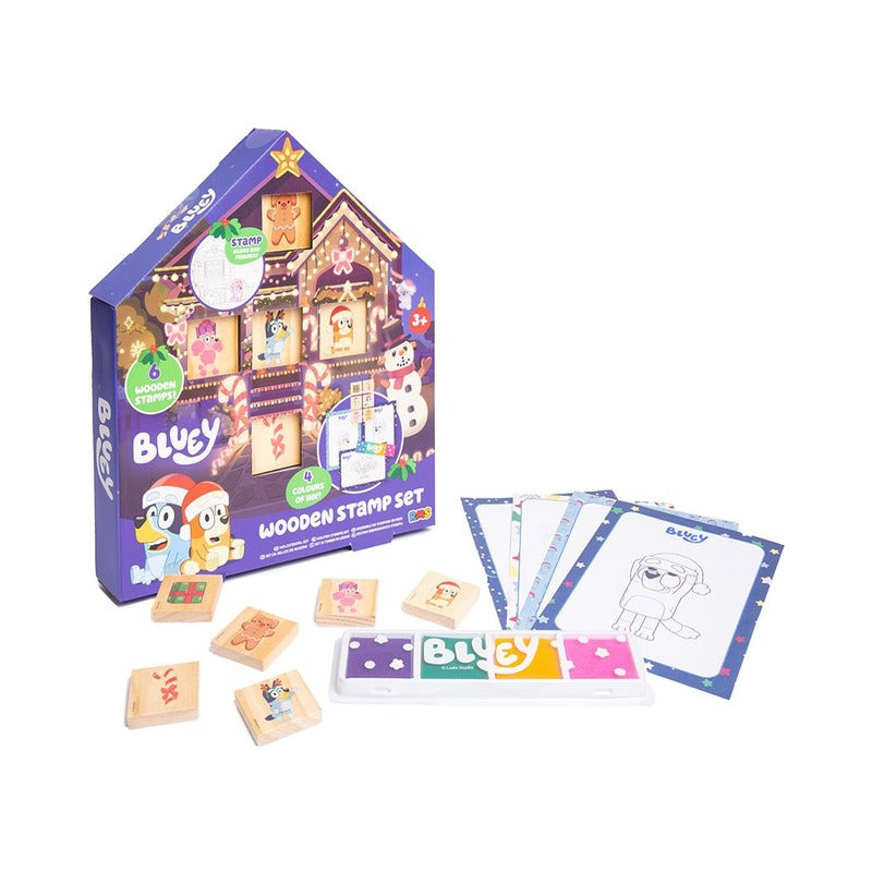 Bluey Wooden Stamp Set