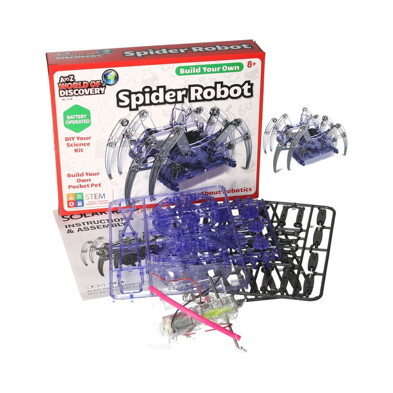 Build Your Own Spider Robot Metal Construction STEM Set