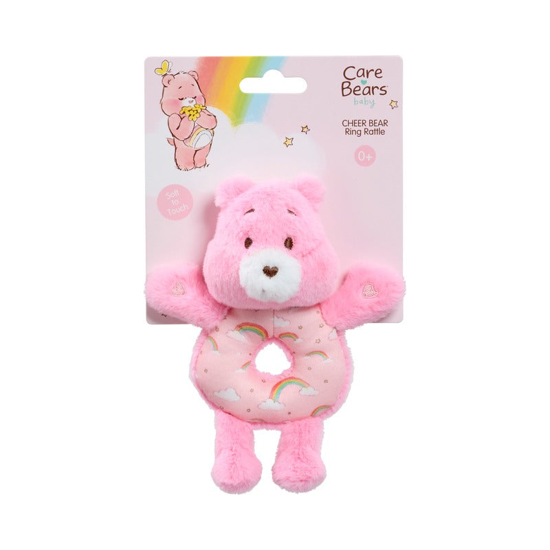 Care Bears Cheer Bear Baby Ring Rattle