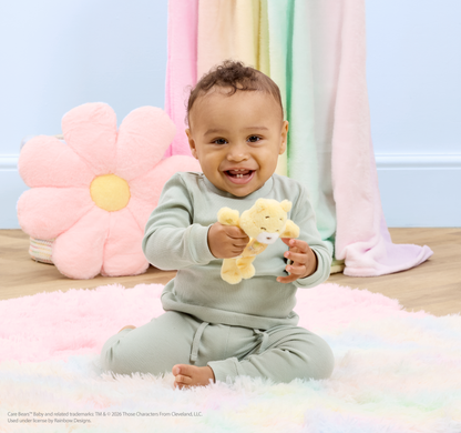 Care Bears Funshine Bear Baby Ring Rattle (3)