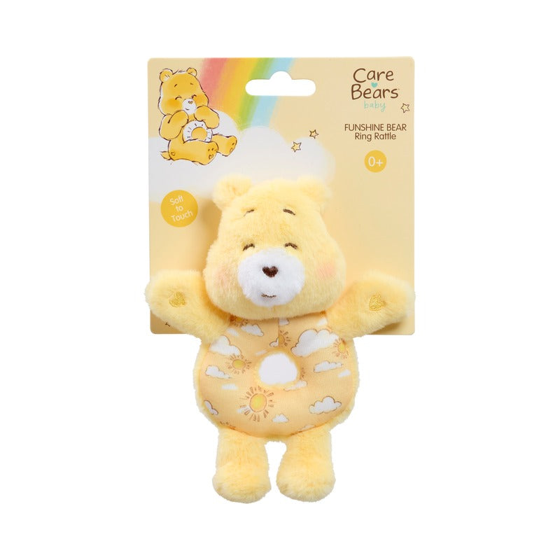 Care Bears Funshine Bear Baby Ring Rattle