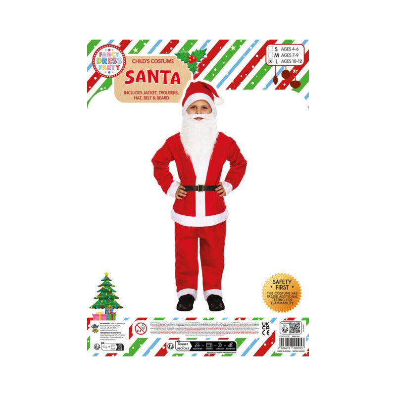 Children's Santa Costume - Age 10-12 (2)