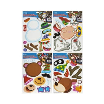 Christmas Characters Window Stickers