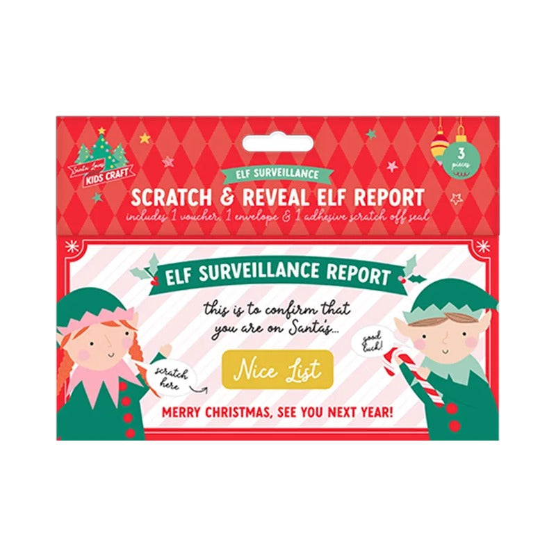 Christmas Elf Scratch & Reveal Report