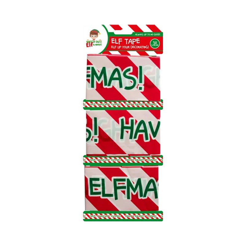 Christmas Elf Tape 3m - 3 Pack