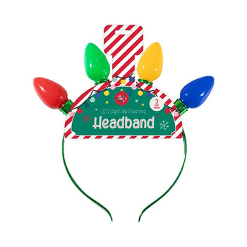 Christmas LED Light Up Headband
