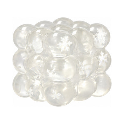 Christmas Mini Squeeze Bauble Cube Toy with Sugar & Snowflake (2)