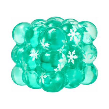 Christmas Mini Squeeze Bauble Cube Toy with Sugar & Snowflake (3)