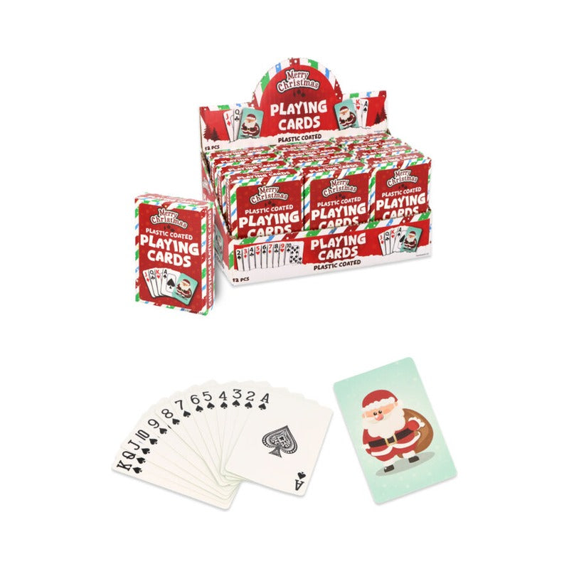 Christmas Plastic Coated Playing Cards (1)