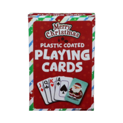 Christmas Plastic Coated Playing Cards