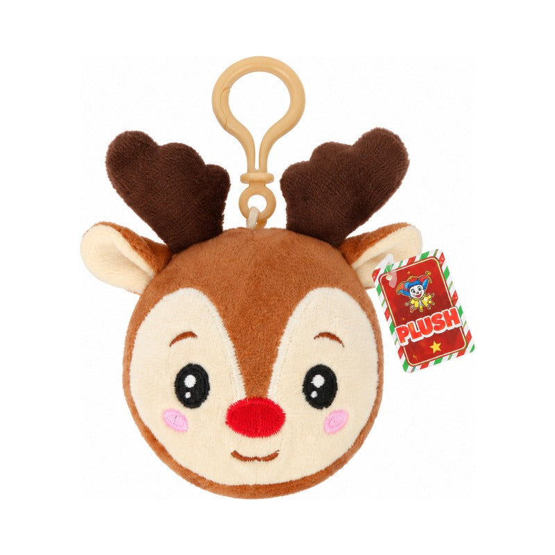 Christmas Plush Clip-On Toy - 8cm (1)