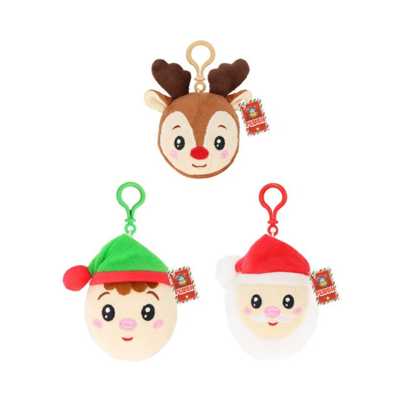 Christmas Plush Clip-On Toy - 8cm (3)