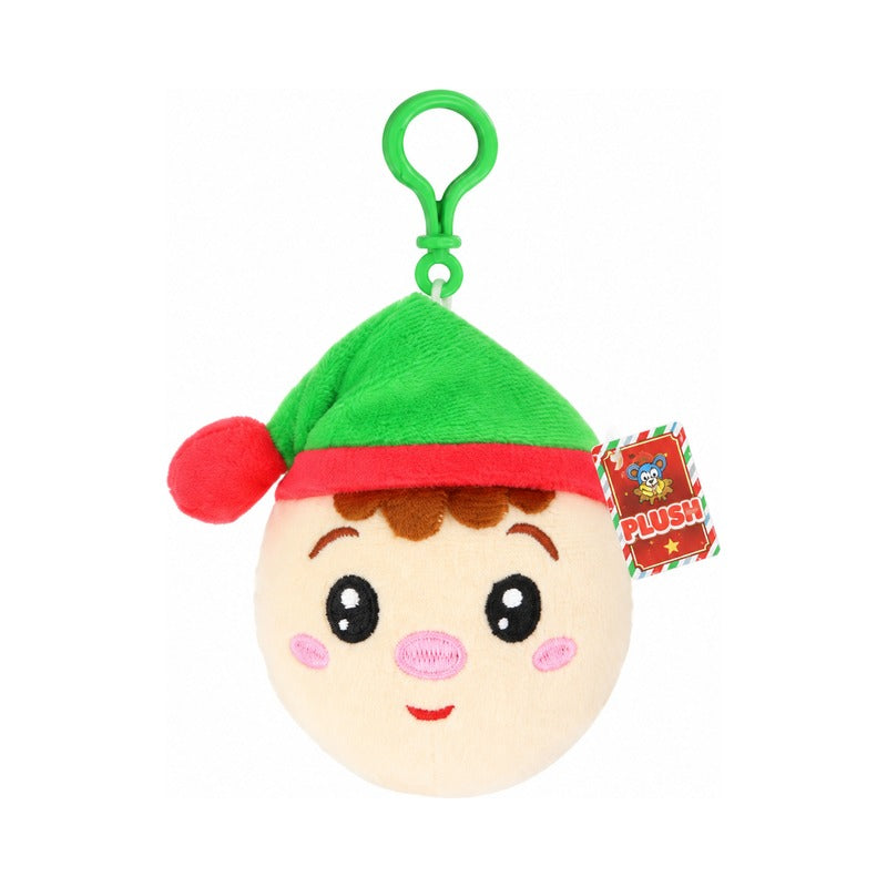 Christmas Plush Clip-On Toy - 8cm