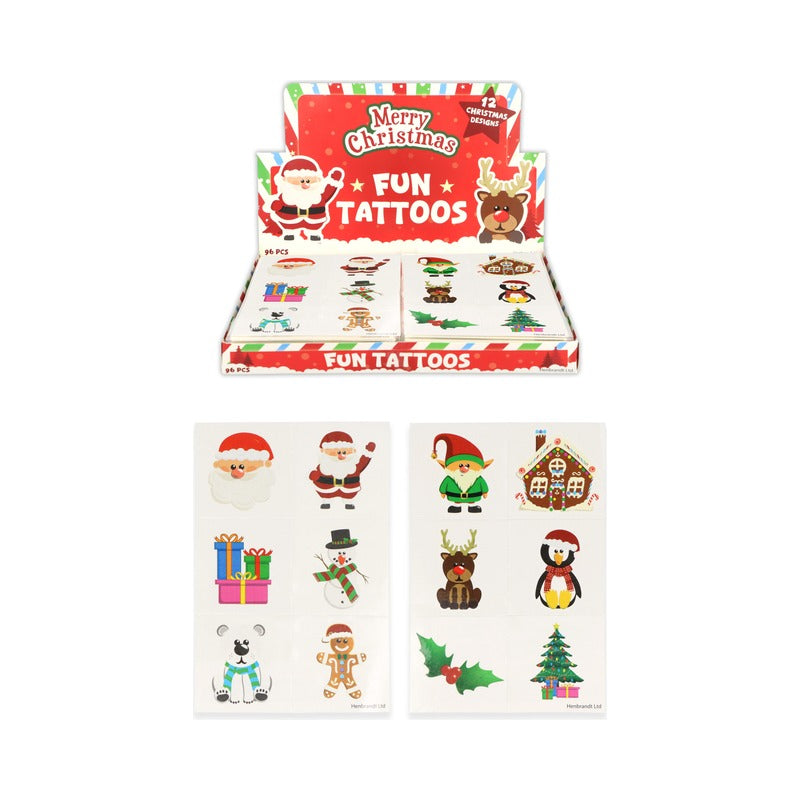 Christmas Temporary Tattoo Sheets (2)