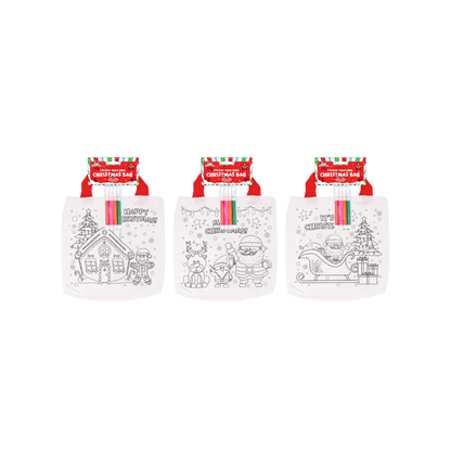 Colour Your Own Christmas Bag (1)
