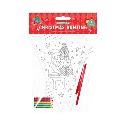 Colour Your Own Christmas Bunting 2m
