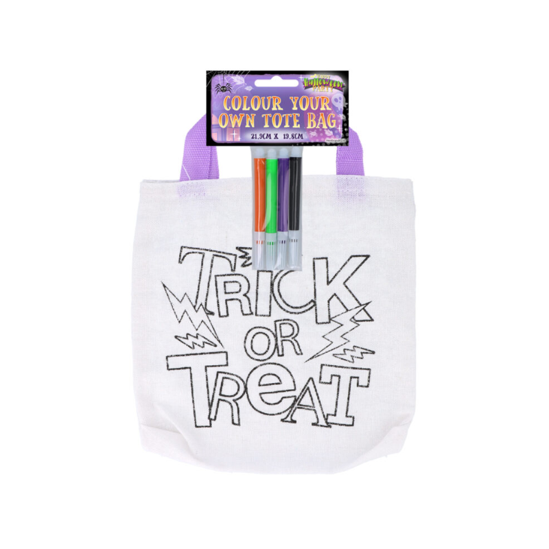 Colour Your Own Halloween Trick Or Treat Bag (1)