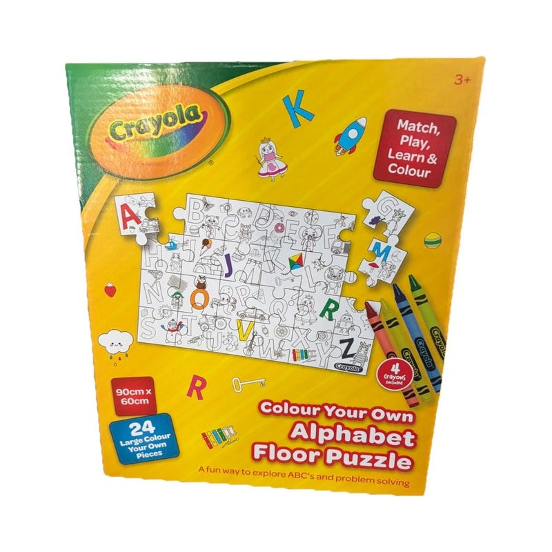 Crayola Colour Your Own Alphabet Floor Puzzle