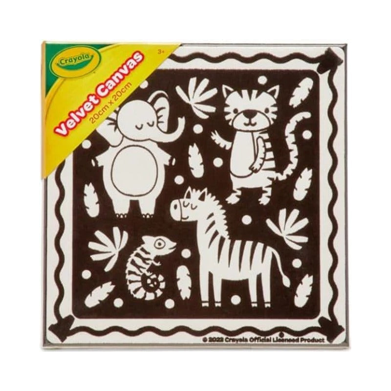 Crayola Colour Your Own Foil Jungle Canvas