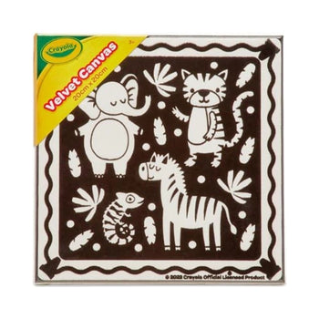 Crayola Colour Your Own Foil Jungle Canvas