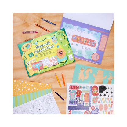 Crayola Eco Activity Stencil Craft Pad (1)