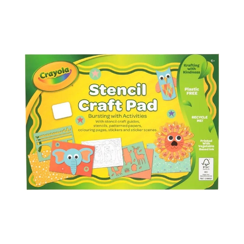 Crayola Eco Activity Stencil Craft Pad (4)