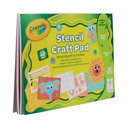 Crayola Eco Activity Stencil Craft Pad