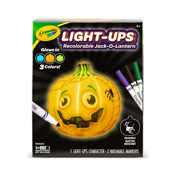 Crayola Recolourable Light Up Pumpkin with 3 Markers