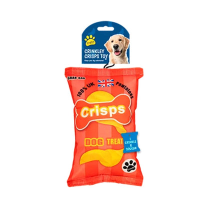 Crinkly Crisps Dog Toy