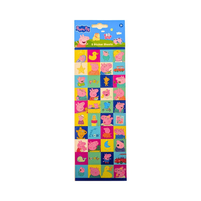 Peppa Pig Sticker Sheets - 80 Stickers