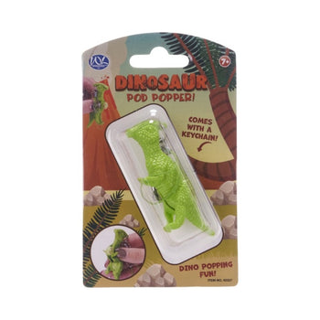 Dinosaur Pod Popper Keychain