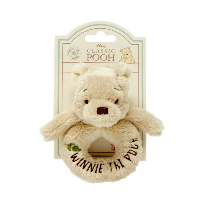 Disney Classic Winnie the Pooh Baby Ring Rattle (1)