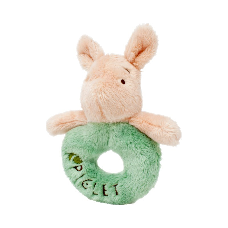 Disney Winnie the Pooh Classic Piglet Baby Ring Rattle (2)