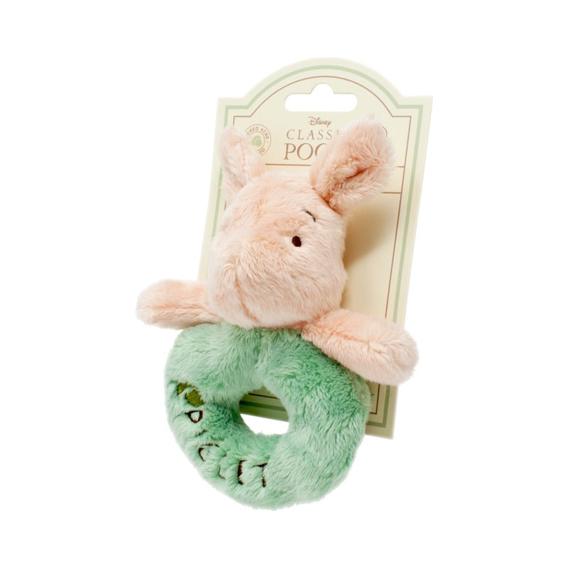 Disney Winnie the Pooh Classic Piglet Baby Ring Rattle (3)