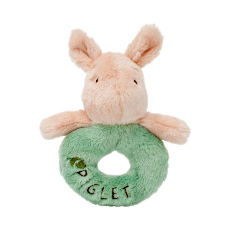 Disney Winnie the Pooh Classic Piglet Baby Ring Rattle