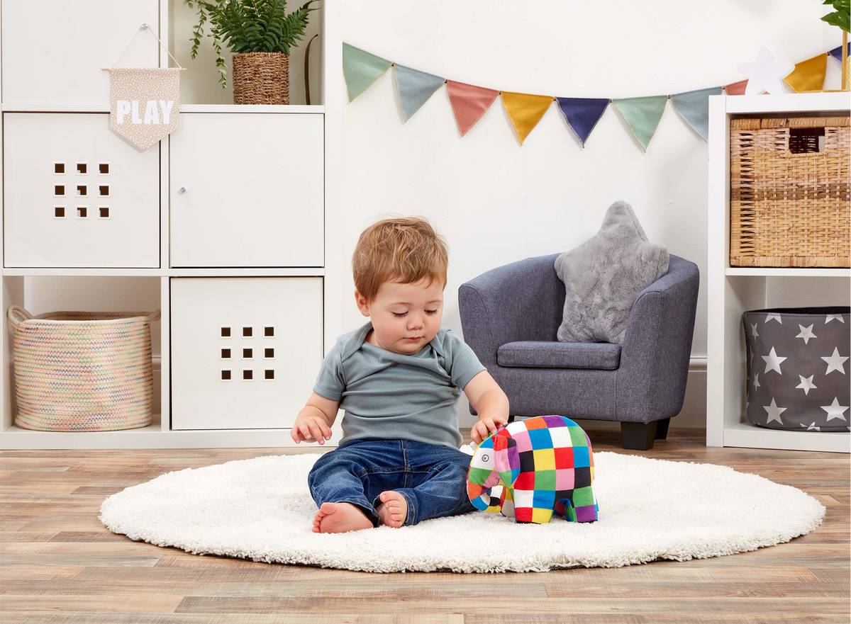 Elmer the Patchwork Elephant Soft Toy (6)