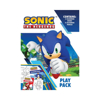Sonic The Hedgehog Colouring Play Pack