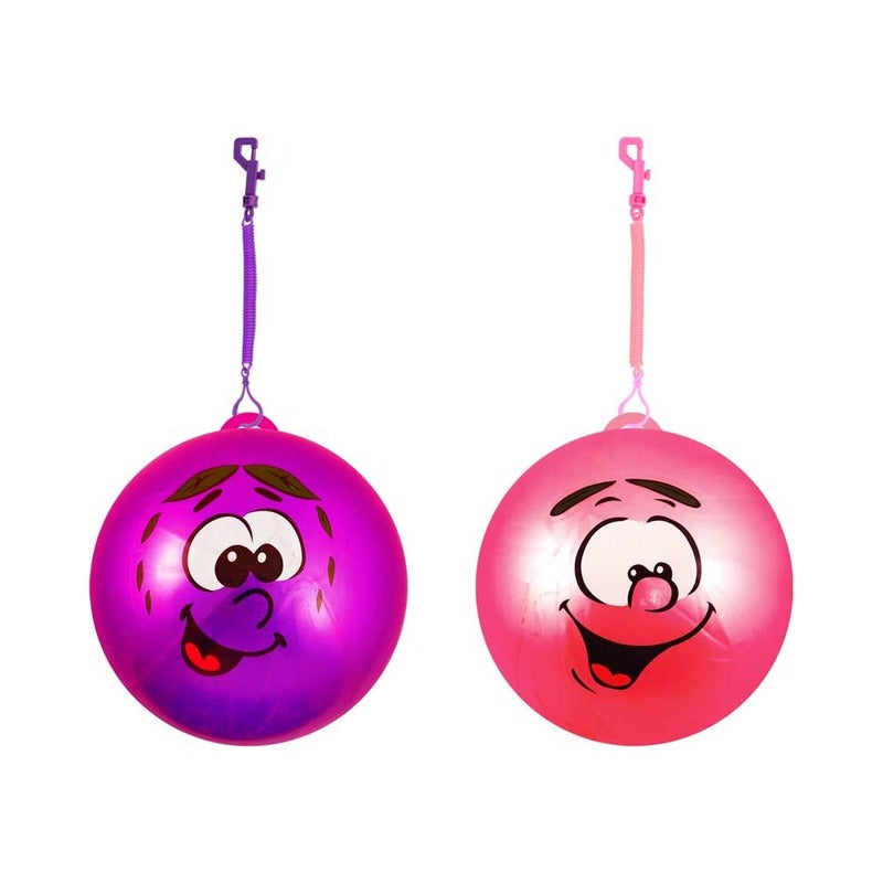 Fruit Scented Bounce Balls with Hook and Spiral Keychain (2)