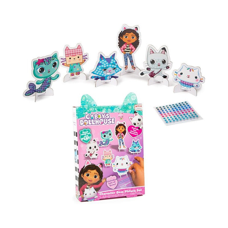 Gabby's Dollhouse Character Gem Art Set
