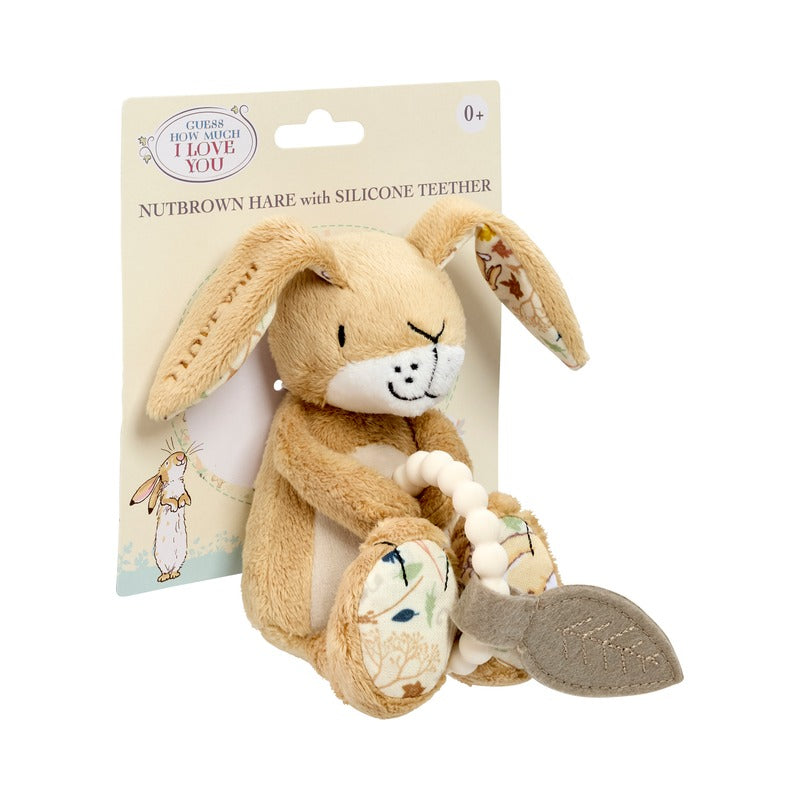 Guess How Much I Love You Little Nutbrown Hare with Silicone Teether (3)