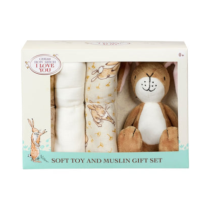 Guess How Much I Love You Soft Toy and Muslin Gift Set (1)