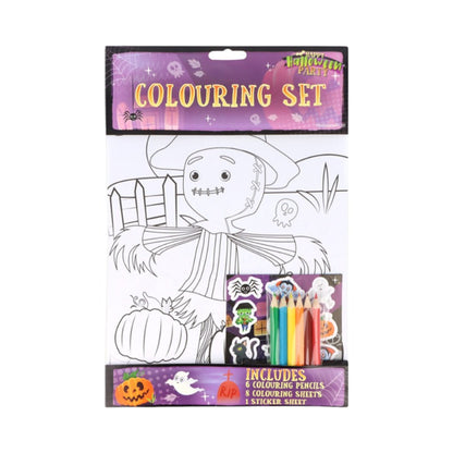 Halloween Colouring Set with Stickers