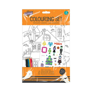 Halloween Colouring Set