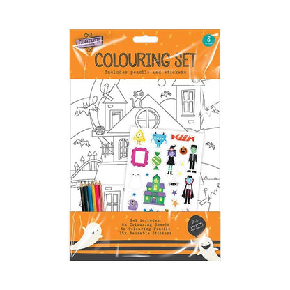 Halloween Colouring Set