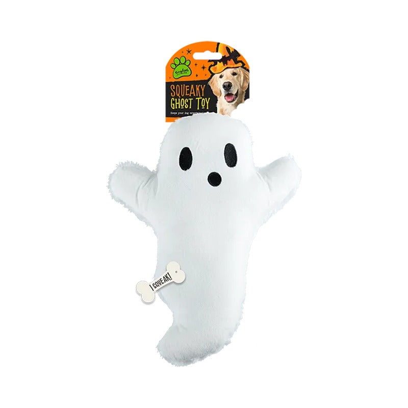 Halloween Ghost Squeaky Dog Toy (1)