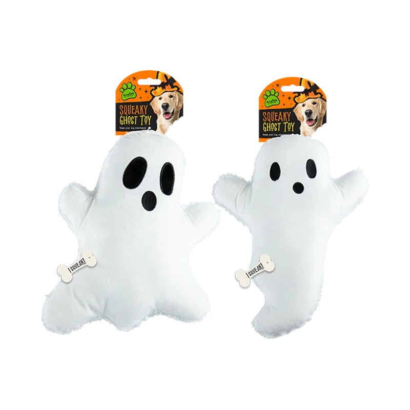Halloween Ghost Squeaky Dog Toy