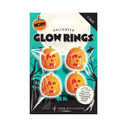 Halloween Glow in the Dark Rings 4 Pack (1)
